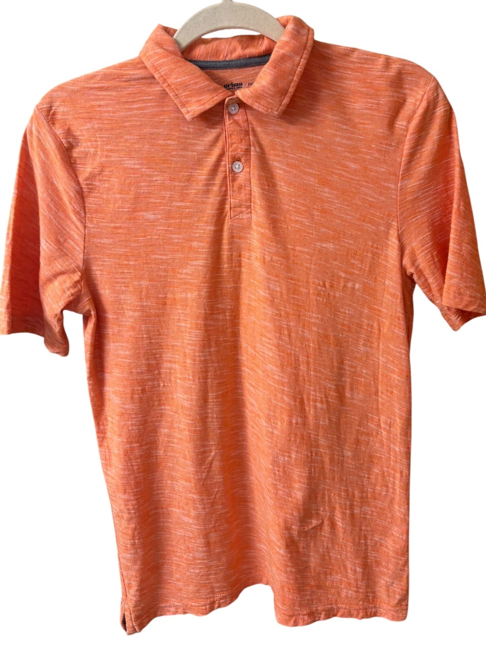Urban Pipeline Boys Youth XL Orange Heather Polo Shirt EUC